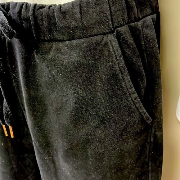 Dance & Marvel Black Leisure Pants w/ Gold Accent Drawstring and Pockets- Medium - Picture 5 of 5